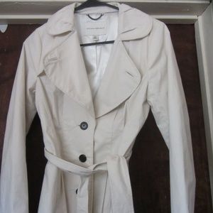 BANANA REPUBLIC COTTON JACKET CREME PETITE XS